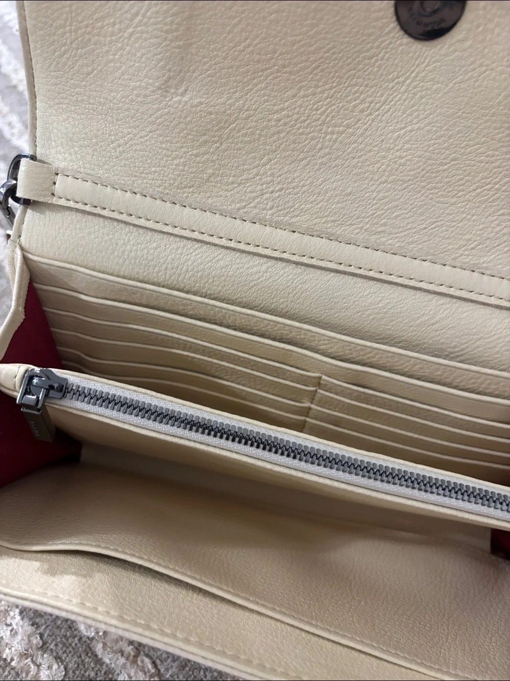 Hammitt AJ Crossbody Clutch in Alabaster Cream Wallet‎ Crossbody